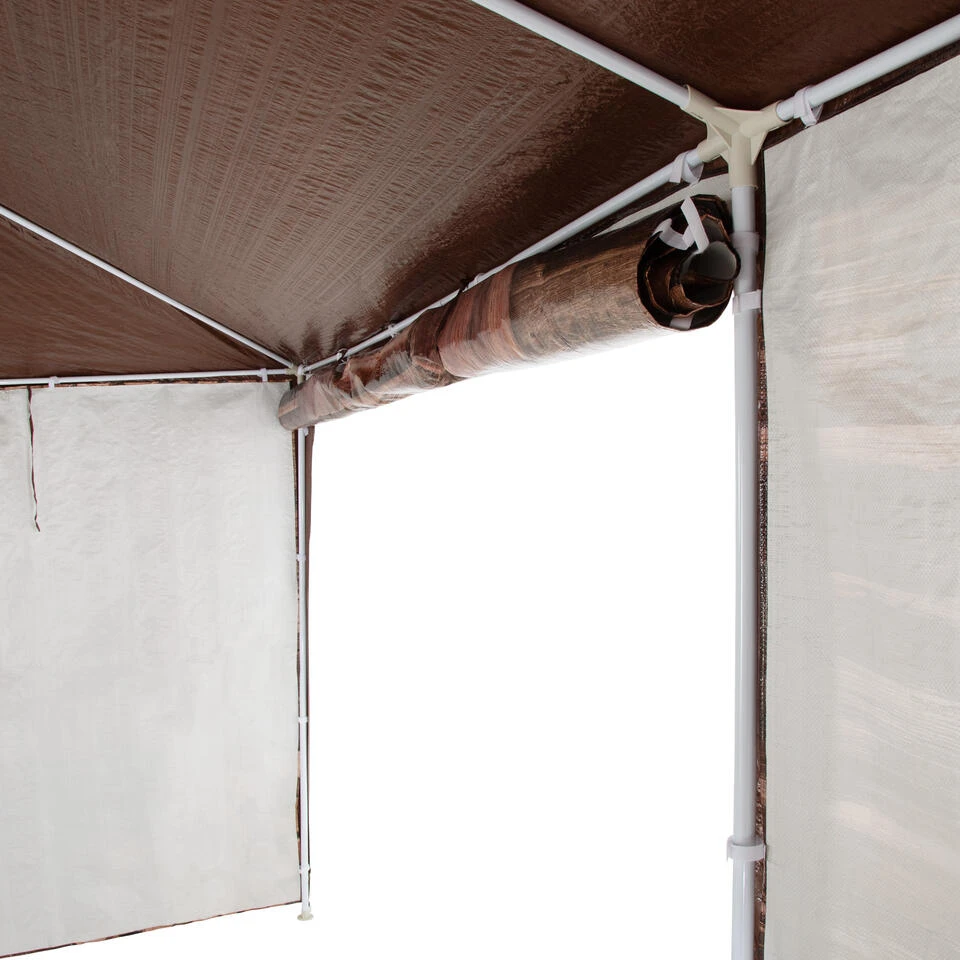 Tectake - Paviljoen Partytent Alpenhut - 9x3 M - 8 Zijdelen - 3 Tectake - Paviljoen Partytent Alpenhut - 9x3 M - 8 Zijdelen - - Afbeelding 3