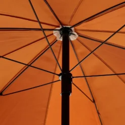 In The Mood Collection Parasol Gestreept - H238 X Ø220 Cm - Roze -Exporteren Tuin Verge Winkel 1000079080 0102