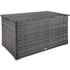 Tectake - Kussenbox Oslo - Grijs - 145x82,5x79,5cm