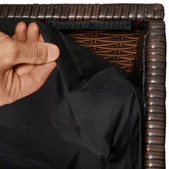 Tectake - Kussenbox Oslo - Bruin - 145x82,5x79,5cm -Exporteren Tuin Verge Winkel 1000081768 0103