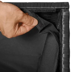 Tectake - Kussenbox Oslo - Zwart - 145x82,5x79,5cm -Exporteren Tuin Verge Winkel 1000081770 0103