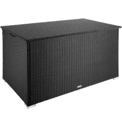 Tectake - Kussenbox Oslo - Zwart - 145x82,5x79,5cm