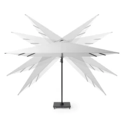 Platinum Voyager Vierkante Zweefparasol T2 2,7x2,7 M. - Havanna Taupe -Exporteren Tuin Verge Winkel 1000084859 0103