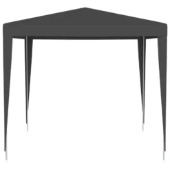VidaXL Partytent Professioneel 90 G/m² 2,5x2,5 M Antraciet -Exporteren Tuin Verge Winkel 1000087152 0102