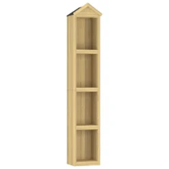 VidaXL Tuinschuur 40x33x222 Cm Geïmpregneerd Grenenhout