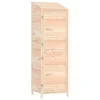 VidaXL Tuinschuur 55x52x174,5 Cm Massief Vurenhout