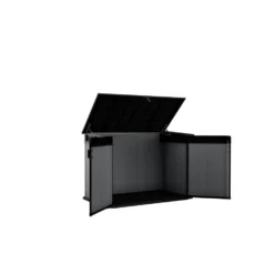 Keter Cortina Mega Opbergkast - 190x109x132,5 Cm - Grijs -Exporteren Tuin Verge Winkel 1000088263 0103