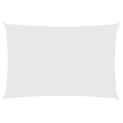 VidaXL Zonnescherm Rechthoekig 2x4 M Oxford Stof Wit