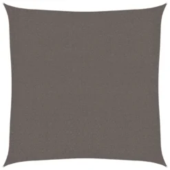 VidaXL Zonnezeil 160 G/m² 3x3 M HDPE Antracietkleurig