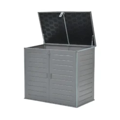 Garden Impressions Debas Containerkast 140x82x124 Cm Donker Grijs -Exporteren Tuin Verge Winkel 1000092224 0103