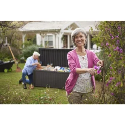 Keter Sumatra Opbergbox - 511 L - 145x73x64 Cm - Antraciet -Exporteren Tuin Verge Winkel 1000093367 0103