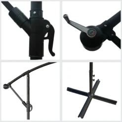 Happy Garden Schaduwzeilen MOLOKAI - Red - Staal -Exporteren Tuin Verge Winkel 1000094897 0103