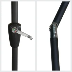 Happy Garden Schaduwzeilen HAPUNA - Grijs - Aluminium -Exporteren Tuin Verge Winkel 1000096517 0103