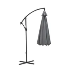 Garden Impressions Athene Zweefparasol Ø300 Cm - Licht Grijs -Exporteren Tuin Verge Winkel 1324047340 0103