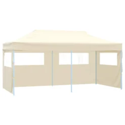 VidaXL Partytent Pop-up Inklapbaar 3x6 M Crème