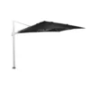 Garden Impressions Zweefparasol Hawaii Big Pole 350x350 - Wit - Zwart