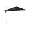 Garden Impressions Zweefparasol Hawaii Deluxe 300x300 - Wit - Zwart