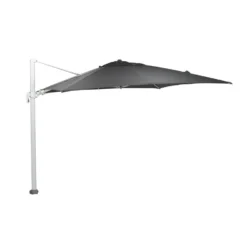 Garden Impressions Hawaii Big Pole Parasol 350x350 - Wit - D. Grijs