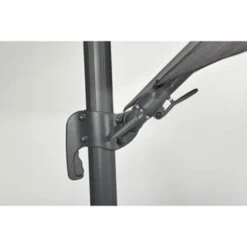 Garden Impressions Hawaii Big Pole Parasol 350x350 - D. Grijs - Zwart -Exporteren Tuin Verge Winkel 1982785367 0103