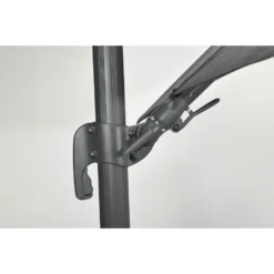 Garden Impressions Hawaii Big Pole Parasol 350x350 - D. Grijs - Zwart -Exporteren Tuin Verge Winkel 1982785367 0104