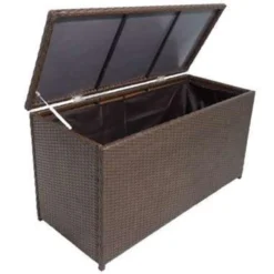 VidaXL Tuinbox 120x50x60 Cm Poly Rattan Bruin -Exporteren Tuin Verge Winkel 1a913b5459aa4a0faf02c99dcea3a915