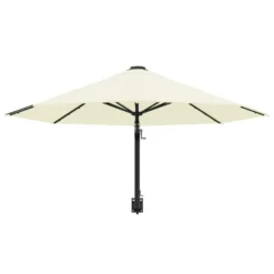 VidaXL Wandparasol Met Metalen Paal 300 Cm Zandkleurig -Exporteren Tuin Verge Winkel 3097d97061314aff83d39a3da926b9fa