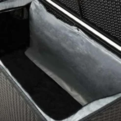 VidaXL Tuinbox 100x50x50 Cm Poly Rattan Zwart -Exporteren Tuin Verge Winkel 4245b7fcffa24430a98a82d4bcc308e7