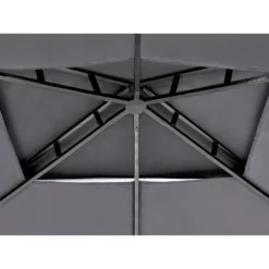 Beliani Tuinpaviljoen NARO - Grijs Staal 7 Beliani Tuinpaviljoen NARO - Grijs Staal -Exporteren Tuin Verge Winkel 42e02b4c0f4644a896821ae986980949