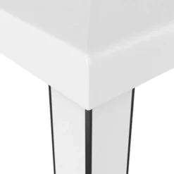 VidaXL Prieel Met Dubbel Dak 3x6 M Wit -Exporteren Tuin Verge Winkel 48441953863c44d1b07206a73f48fa59