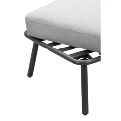 Hocker Almeria - Antraciet - 30x60x60 Cm -Exporteren Tuin Verge Winkel 50105185 9001