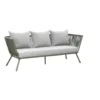 Loungebank Almeria - Olijfgroen - 75x200x75 Cm
