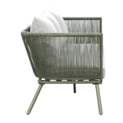 Loungebank Almeria - Olijfgroen - 75x200x75 Cm -Exporteren Tuin Verge Winkel 50205070 8000