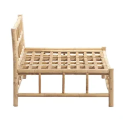 Palletbank Tarifa Bamboe - Naturel - 120x85x66 Cm -Exporteren Tuin Verge Winkel 50205502 8000