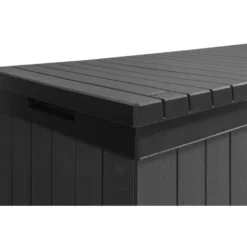Keter - Opbergbox Darwin - 380 Liter - Antraciet - 54,5x142,5x65,3 Cm -Exporteren Tuin Verge Winkel 52101018 9000