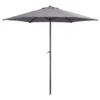 Le Sud Parasol Blanca - Antraciet - Ø250 Cm