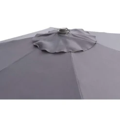 Le Sud Parasol Blanca - Antraciet - Ø250 Cm -Exporteren Tuin Verge Winkel 52304056 9003