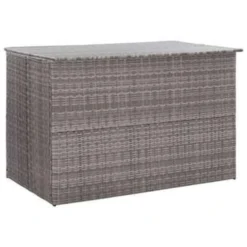 VidaXL Tuinbox 150x100x100 Cm Poly Rattan Grijs -Exporteren Tuin Verge Winkel 6008f5cc22184a1ca59fd258f3330987