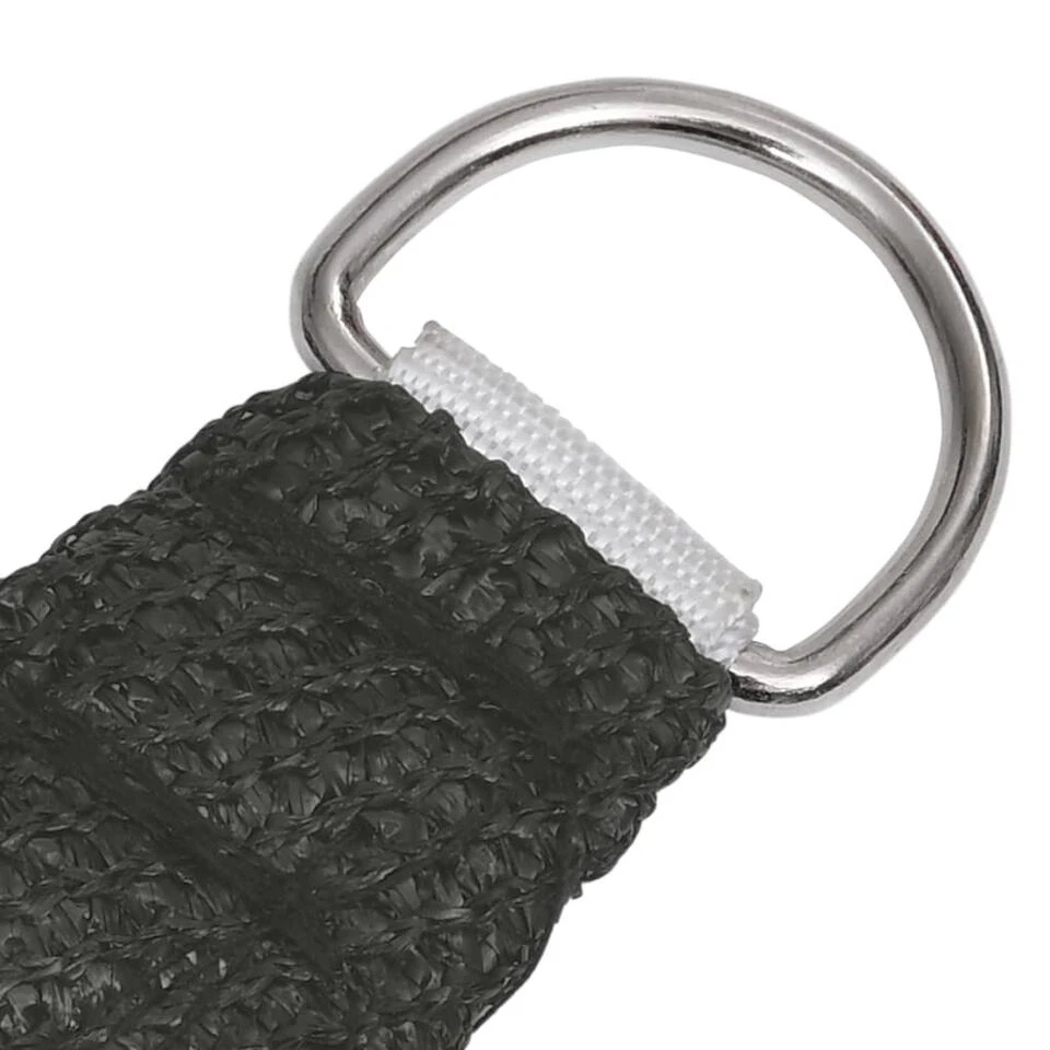 VidaXL Zonnezeil 160 G/m² 2,5x2,5 M HDPE Antracietkleurig 4 VidaXL Zonnezeil 160 G/m² 2,5x2,5 M HDPE Antracietkleurig - Afbeelding 4