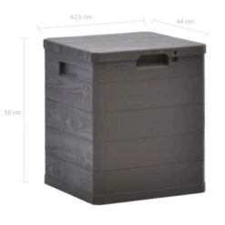 VidaXL Opbergbox Voor In De Tuin 90 L Bruin -Exporteren Tuin Verge Winkel 640faba7b54f4985b9fd9e03cc160fba