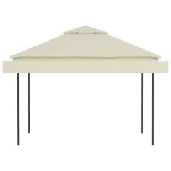 VidaXL Prieel Met Uitschuifbare Daken 180 G/m² 3x3x2,75 M Crème -Exporteren Tuin Verge Winkel 648faee0c9474dd48bca60fd27a3f190