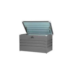 Beliani Kist CEBROSA - Grijs Staal -Exporteren Tuin Verge Winkel 76f9c5f16e7140729a5e61b0d9ad3b45