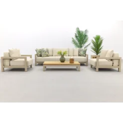 4SO Raffinato/Capitol Stoel-bank Loungeset - Latte - 4-delig -Exporteren Tuin Verge Winkel 9c702d1327bc497095ef0fab5acc364f
