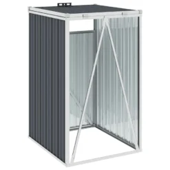 VidaXL Afvalbakberging 72x81x121 Cm Staal Grijs 7 VidaXL Afvalbakberging 72x81x121 Cm Staal Grijs -Exporteren Tuin Verge Winkel a5cf2943acce4439941377c42fe939f3