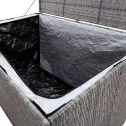 VidaXL Tuinbox 150x100x100 Cm Poly Rattan Grijs -Exporteren Tuin Verge Winkel ad73ab080ffa426080809ef814b6cbe7