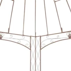 VidaXL Tuinpaviljoen 4 M Ijzer Antiekbruin -Exporteren Tuin Verge Winkel af374f54c0264ac1bb4485b62546c11c