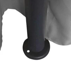 VidaXL Prieel Met Gordijnen Rond 3,5x2,7 M Antracietkleurig -Exporteren Tuin Verge Winkel b54c538b22f547d98a151de129104e7b