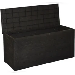 Merkloos Kussenbox - Hout Motief - 300 L - 120 X 45 X 58 Cm -Exporteren Tuin Verge Winkel ba8b0fa1c7e8472481b1bb060d5d1a0f