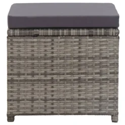 VidaXL Tuinkrukken 2 St Met Kussens Poly Rattan Antraciet 7 VidaXL Tuinkrukken 2 St Met Kussens Poly Rattan Antraciet -Exporteren Tuin Verge Winkel cc4b5da6cf4549239d2e732b75463b6c