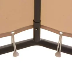 VidaXL Prieel 4x4 M Staal Beige -Exporteren Tuin Verge Winkel def6c6dcf3344e47bfccca58fd79f59b