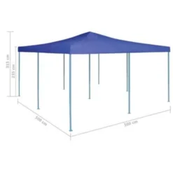 VidaXL Prieel Inklapbaar 5x5 M Blauw -Exporteren Tuin Verge Winkel ff07d1b2662f4703929baeff966d79a4